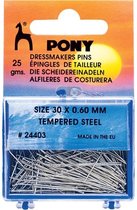 Pony Stalen spelden 30 x 0.60 mm 25 gram