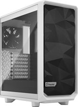 FRACTAL ONTWERP - PC Meshify 2 Compacte behuizing Wit transparant gehard glazen paneel