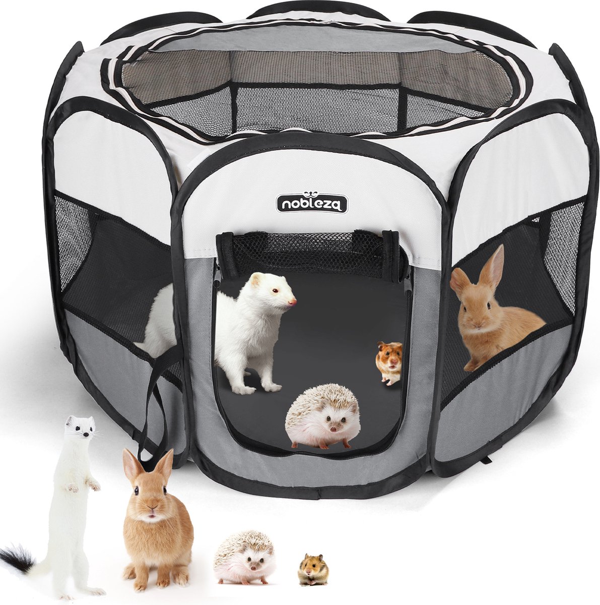 Adori Puppyren Zwart - Hondenbench - Pets Place