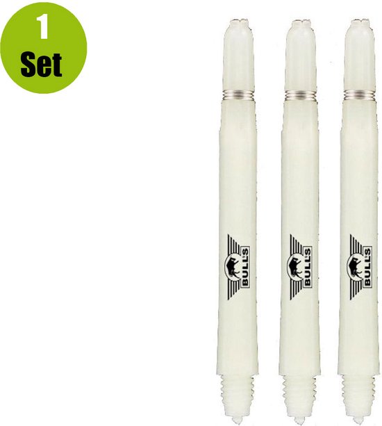 Bulls Nylon Dart Shafts - Naturel - Medium - (1 Set) van Bull's — afbeelding 5