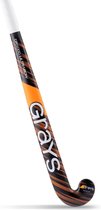 Grays composiet hockeystick GR5000 Ultrabow jr Zwart / Oranje - maat 34.0