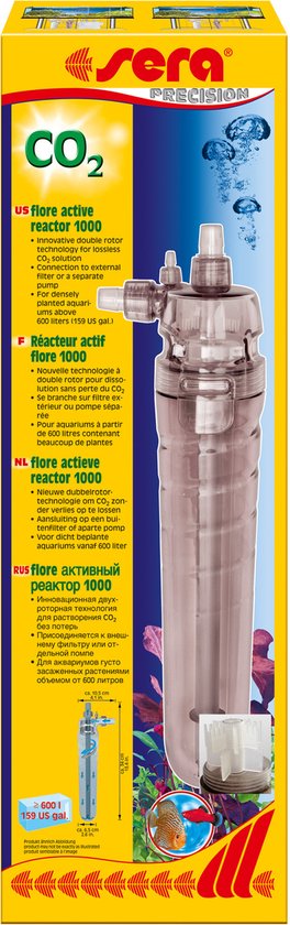 flore actieve CO2-reactor 1000 1 st