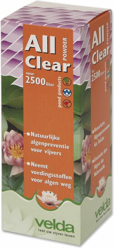 Velda All Clear Powder 250 gr - algenbestrijding