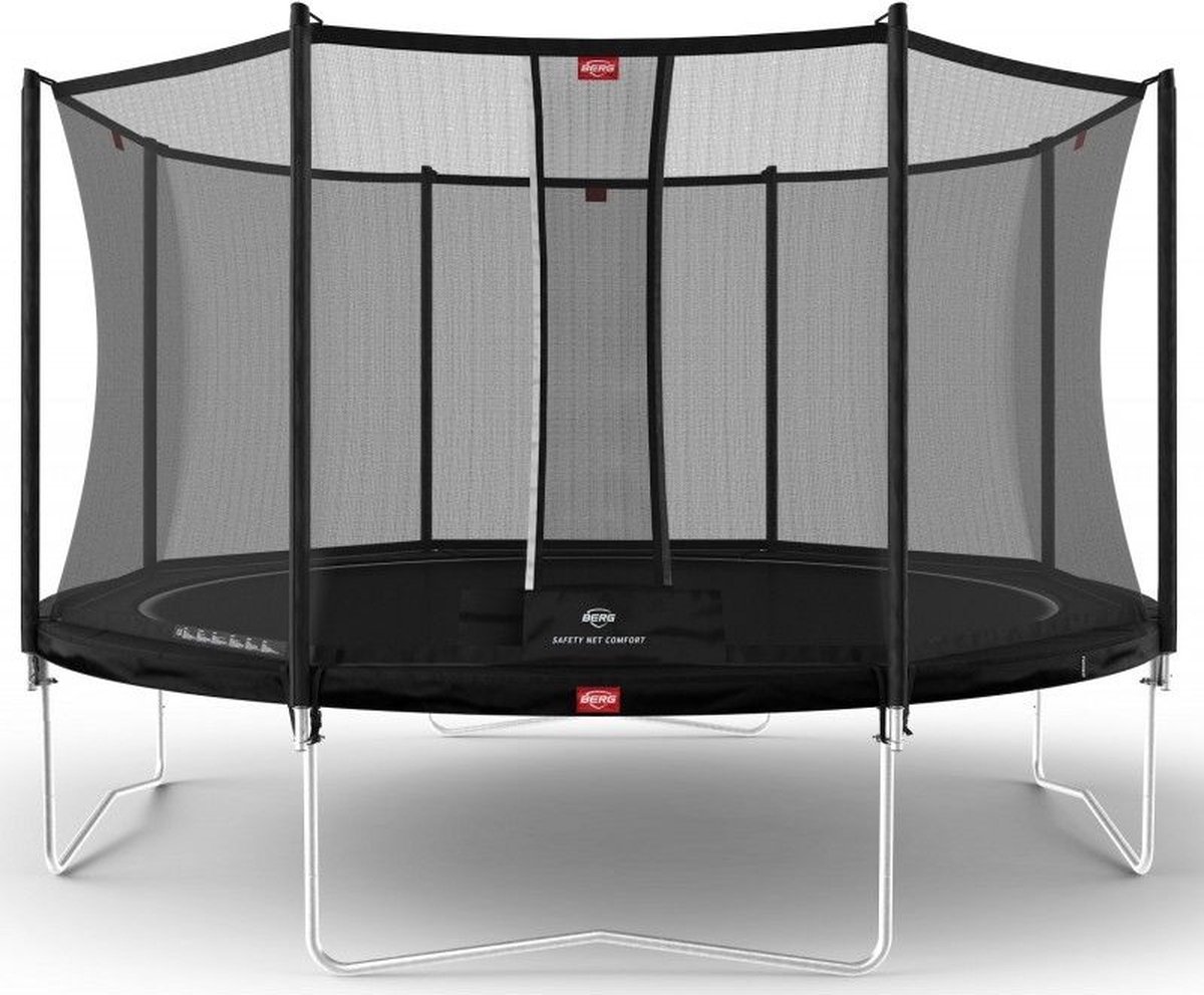 toonhoogte Factureerbaar boete BERG Favorit Trampoline Regular 430 cm Zwart + Safety Net Comfort | bol.com