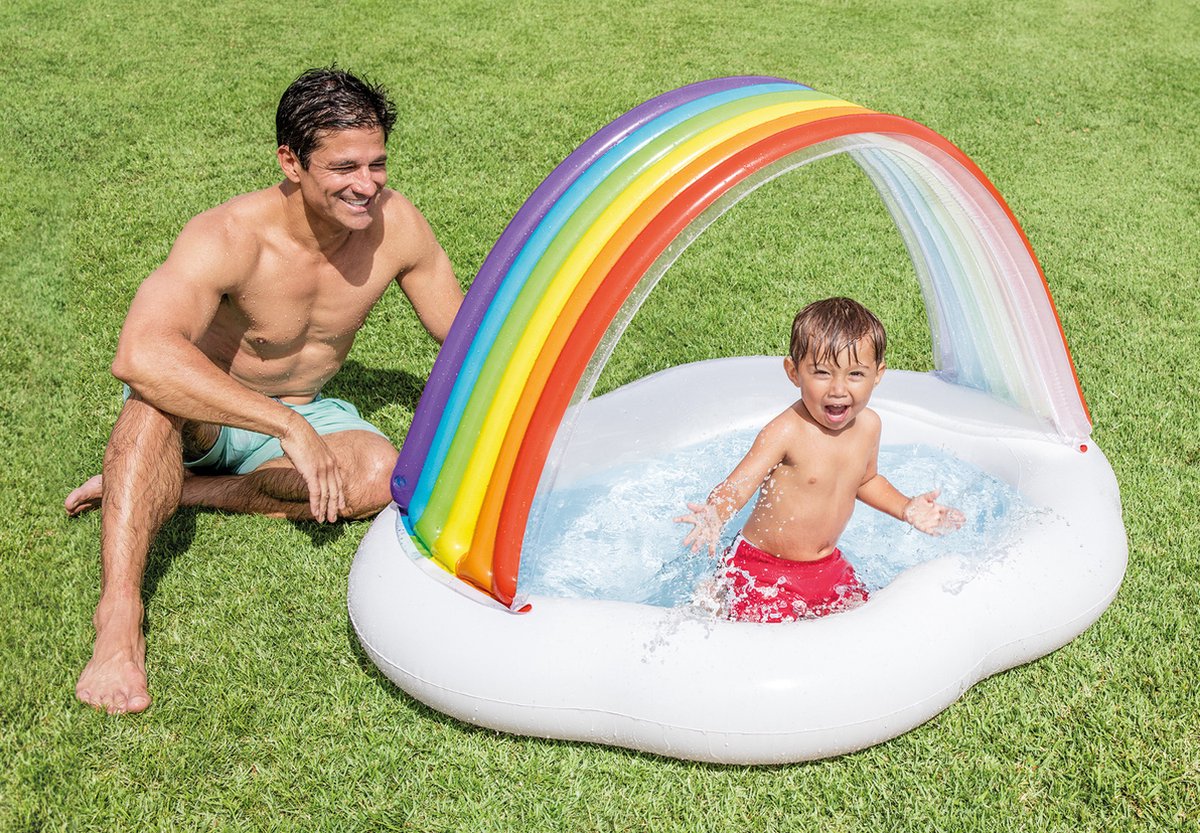 Intex Regenboog Opblaasbaar Baby Zwembad 1-3 jaar - Zwembad