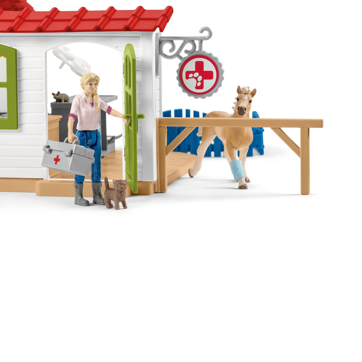 schleich FARM WORLD Speelfigurenset - Dierenarts Praktijk en Huisdieren - Kinderspeelgoed - vanaf 5 jaar - 27 Onderdelen - 42502 — afbeelding 18