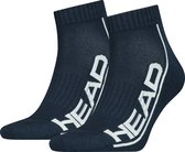 HEAD Quartersokken Performance 2-pack Navy-35/38