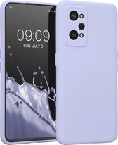 kwmobile telefoonhoesje geschikt voor Realme GT Neo 3T - Hoesje voor smartphone - Precisie camera uitsnede - TPU back cover in pastel-lavendel