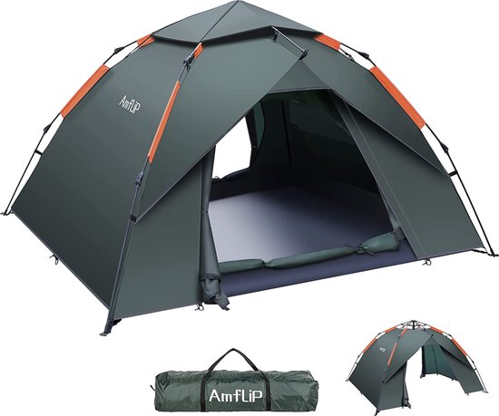Luxe pop up tent – premium kwaliteit camping tent - makkelijk in gebruik |  bol.com
