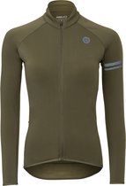 AGU Thermo Fietsshirt Lange Mouwen Essential Dames - Army Green - XL
