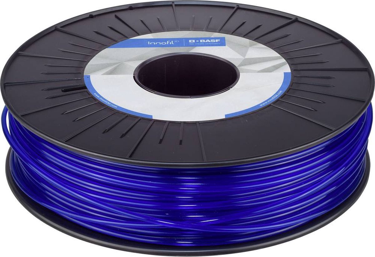 BASF Ultrafuse PLA-0024A075 PLA BLUE TRANSLUCENT Filament PLA kunststof 1.75 mm 750 g Blauw (doorschijnend) 1 stuk(s)