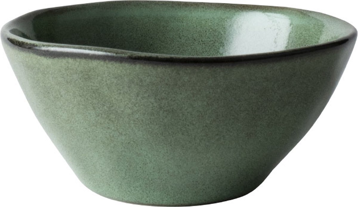 Dutch Rose Serenity Kommen - Schaaltjes - Ø12cm - Stoneware Handgemaakt - Groen