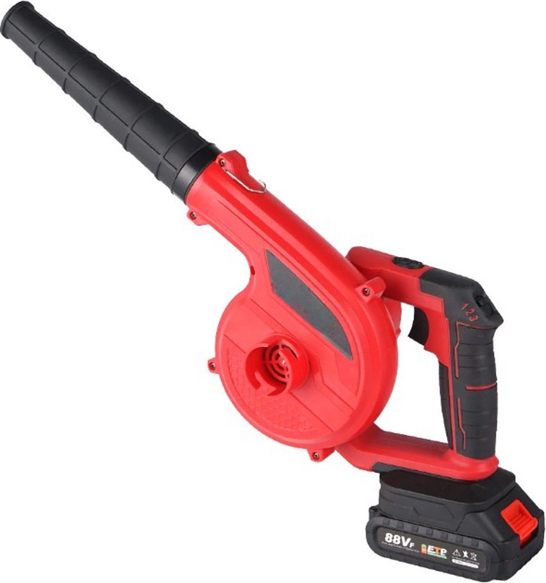 Bladblazer met accu, 21 V accu bladzuiger met 4000 mAh