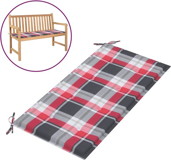 Kussen Voor Tuinbank 130 x 130 cm Wasbaar, Onderkant Antislip Bankkussen, Zitkussen Rechthoekig, Antislip Voor Schommels Vensterbank Eetbank Tuinbank, Beige