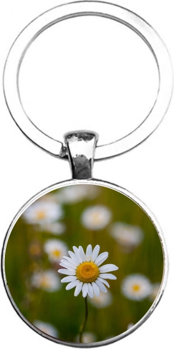 Sleutelhanger Glas - Bloem