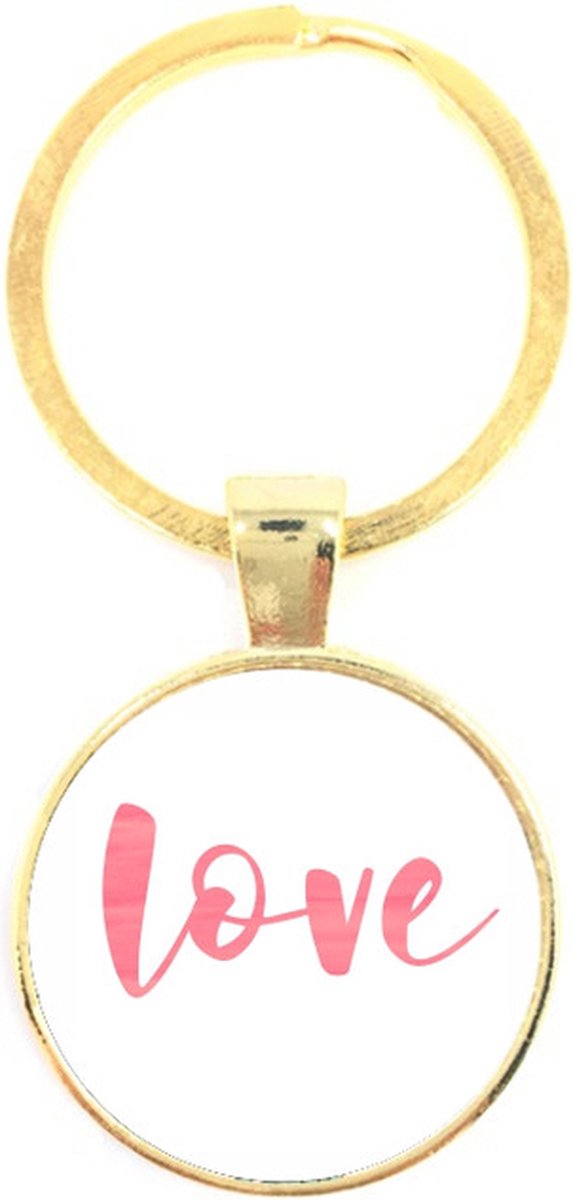Sleutelhanger Glas - Love