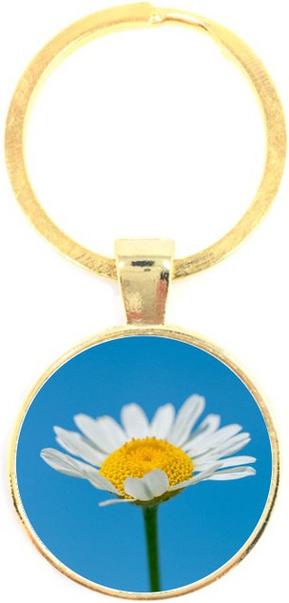 Sleutelhanger Glas - Bloem