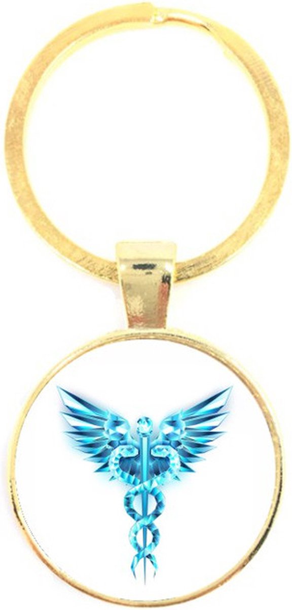 Sleutelhanger Glas - Zorg Logo