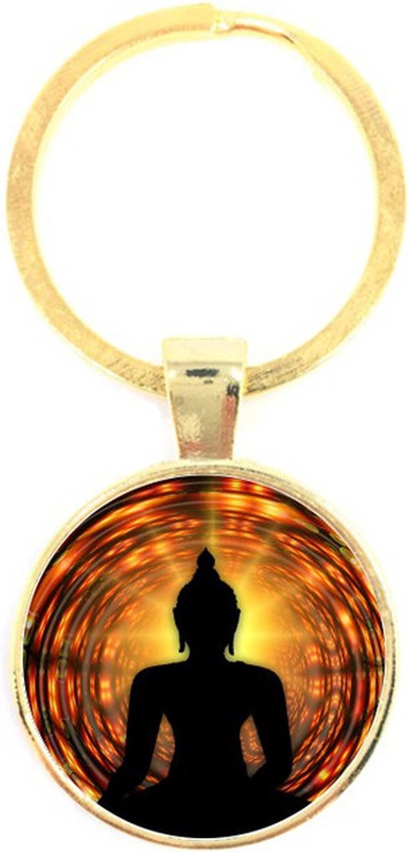Sleutelhanger Glas - Buddha