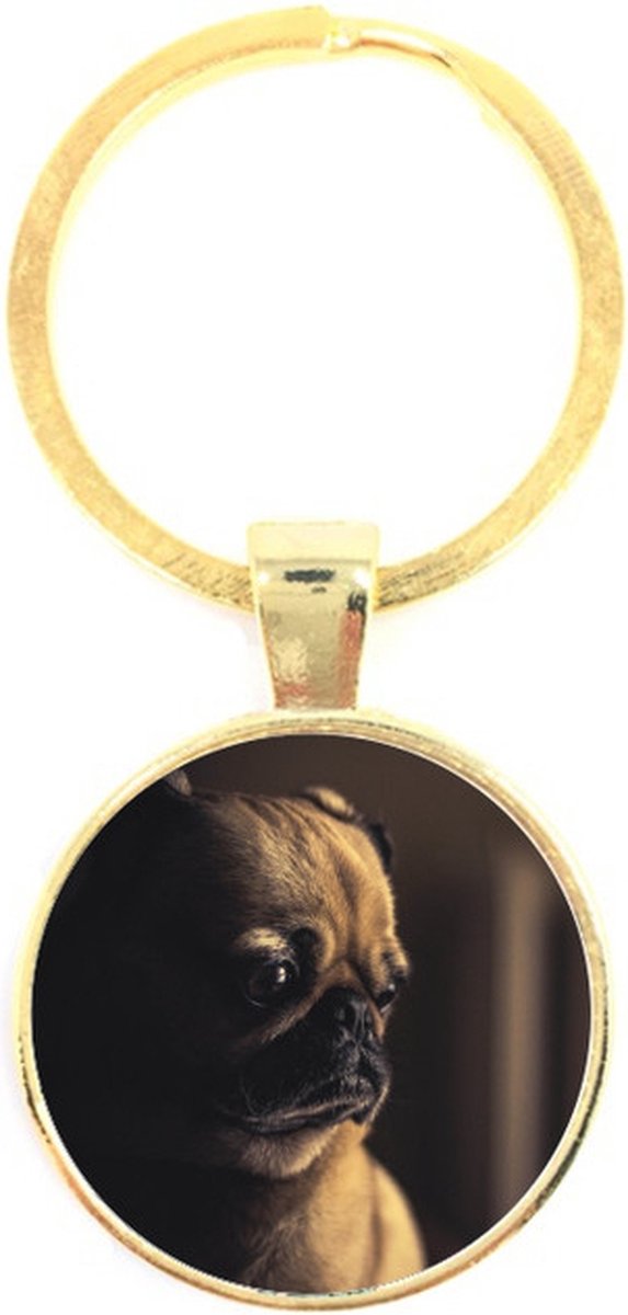 Sleutelhanger Glas - Hond