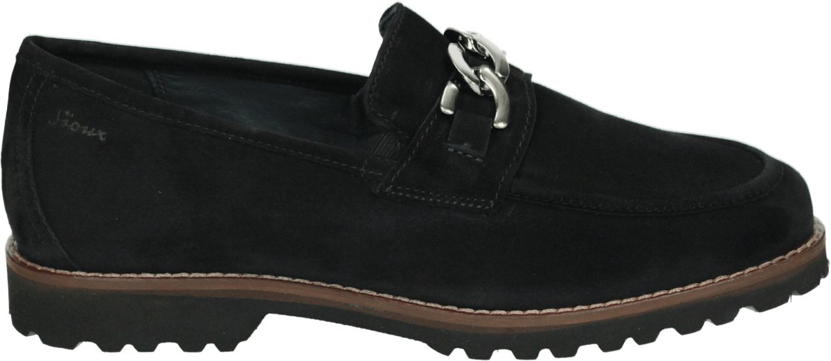 Sioux - MEREDITH-734-H - Instappers - Kleur: Zwart - Maat: 41