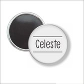 Button Met Magneet 58 MM - Celeste - NIET VOOR KLEDING