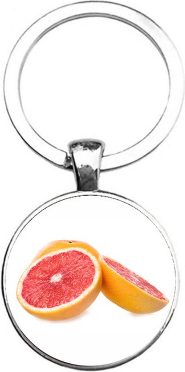 Sleutelhanger Glas - Grapefruit