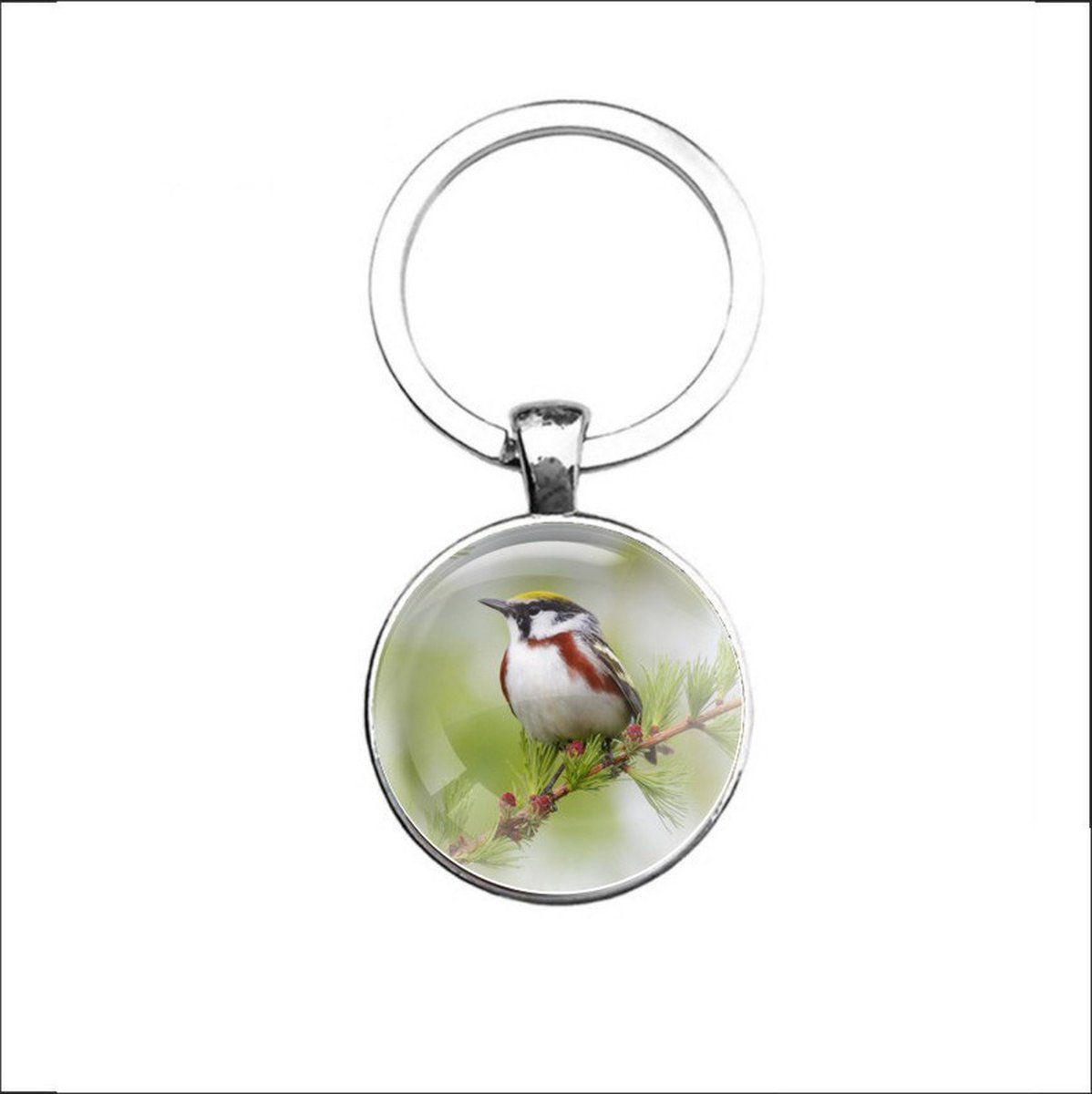 Sleutelhanger Glas - Mus