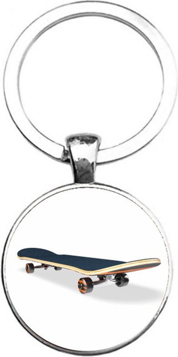 Sleutelhanger Glas - Skateboard