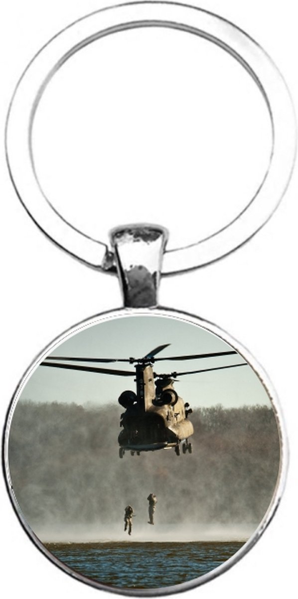 Sleutelhanger Glas - Leger