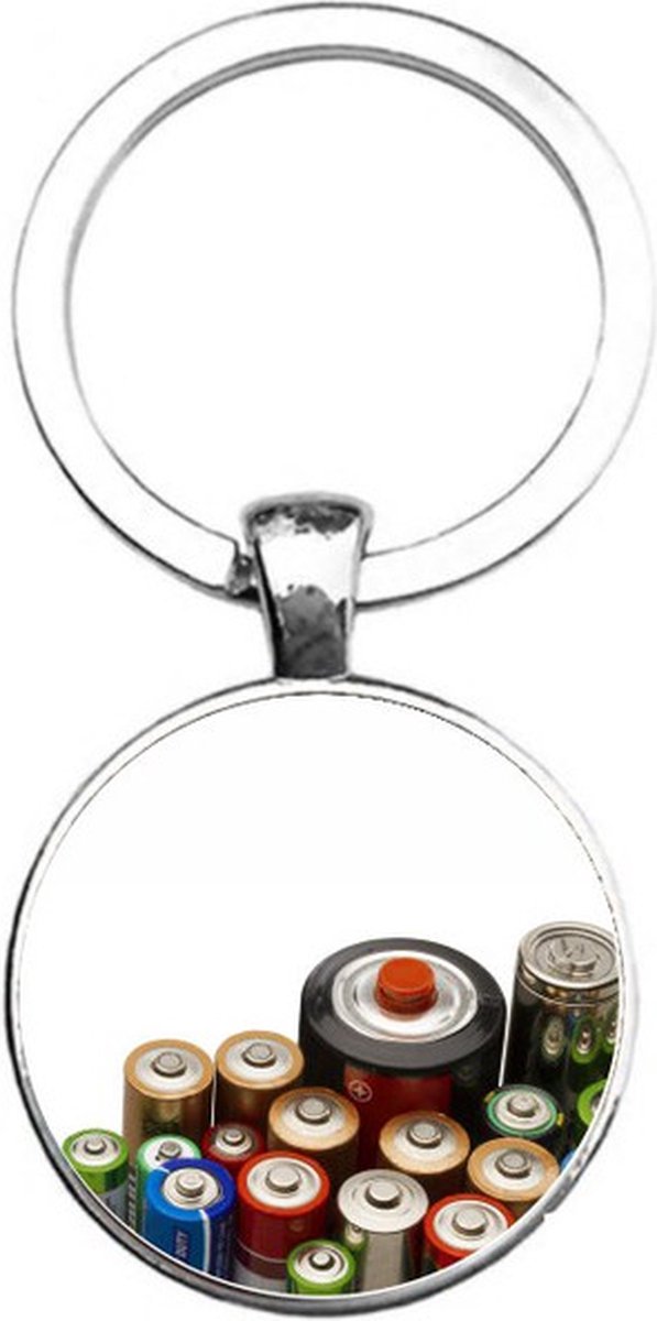 Sleutelhanger Glas - Batterijen