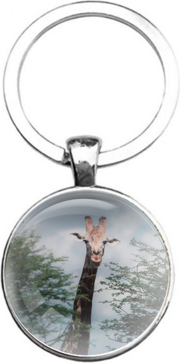 Sleutelhanger Glas - Giraffe