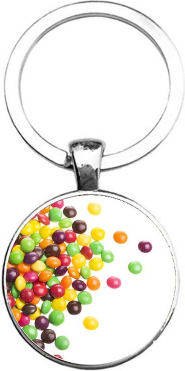 Sleutelhanger Glas - Snoep