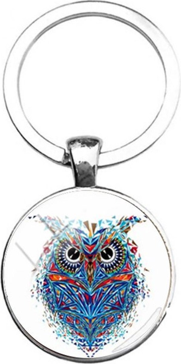 Sleutelhanger Glas - Uil
