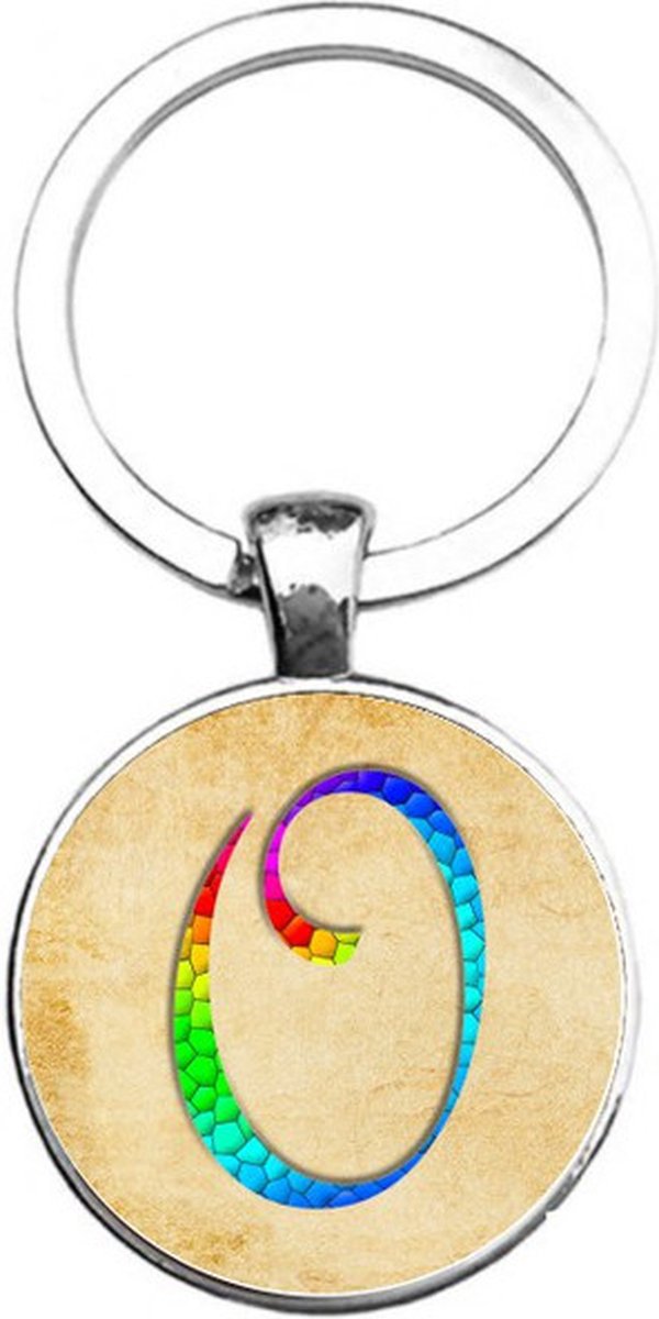Sleutelhanger Glas - O