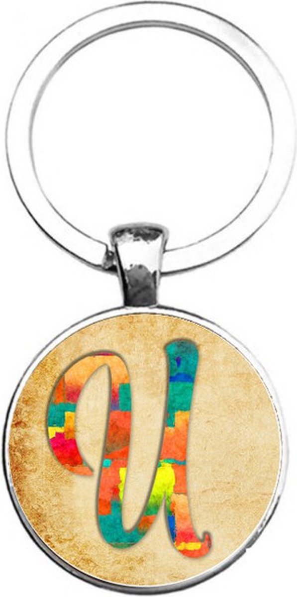 Sleutelhanger Glas - U