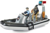 Bruder Politieboot met Politieagent - Geschikt voor in water