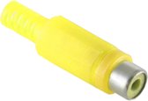 Connecteur audio / vidéo S-Impuls Tulip (V) - plastique / jaune