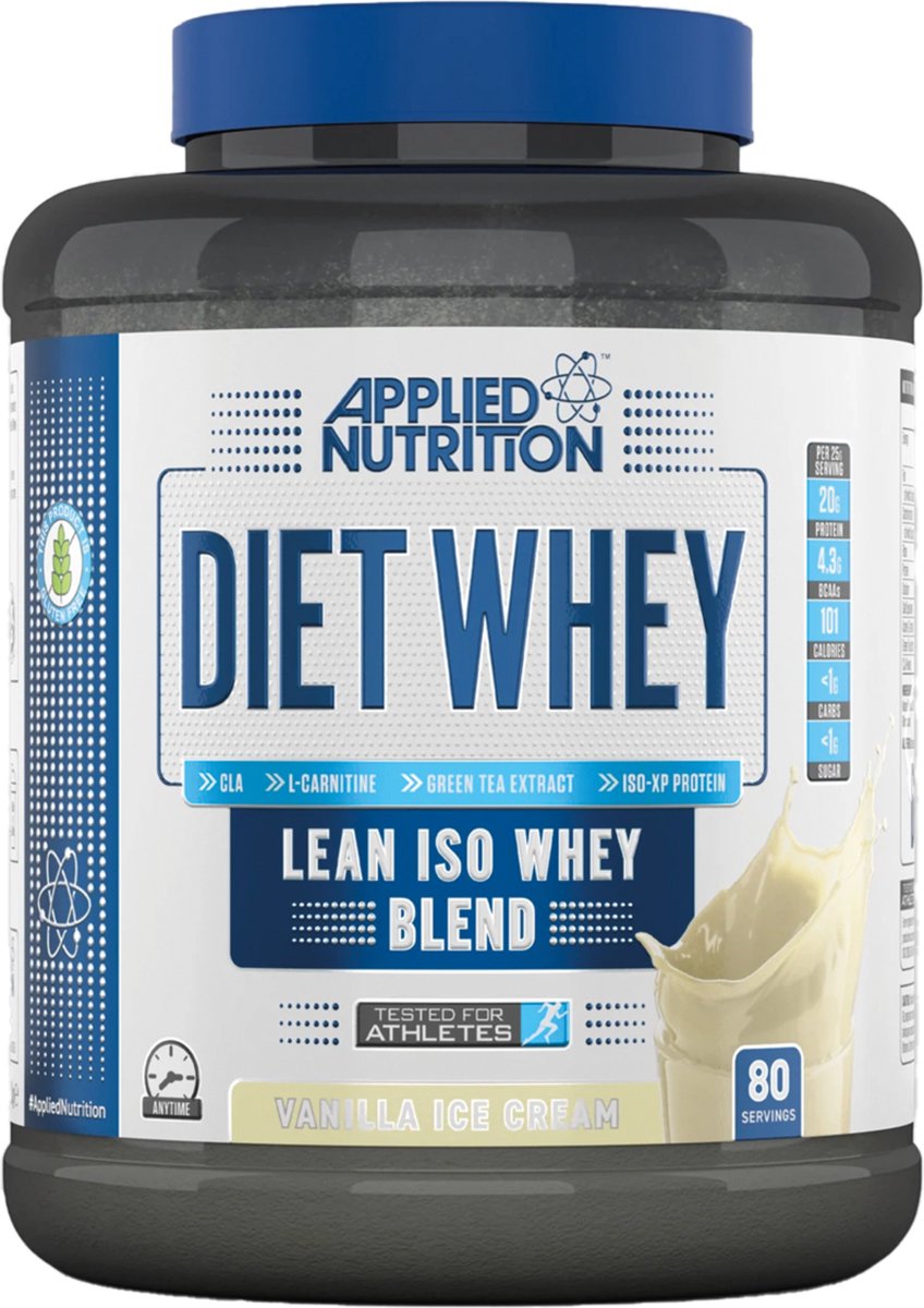 Applied Nutrition - Diet Whey (Vanilla Ice Cream - 2000 gram) - Whey Protein - Eiwitpoeder - Eiwitshake