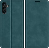 Hoesje Geschikt voor Samsung Galaxy A13 5G Portemonnee Book Case - Kunstleer - Groen