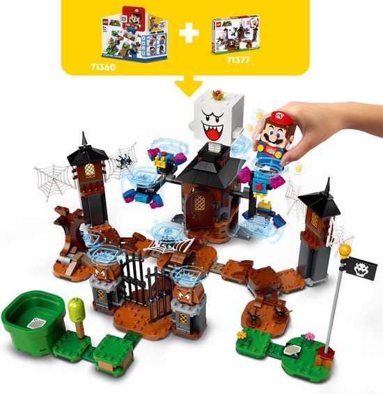 LEGO Super Mario Uitbreidingsset: King Boo en de spooktuin 71377 | bol