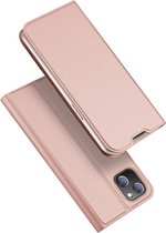 Dux Ducis - Slim bookcase hoes - Geschikt voor iPhone 14+ / 14 Plus - Roze