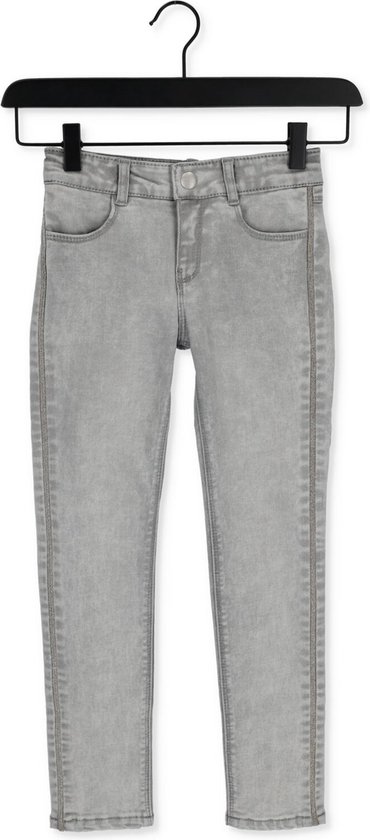 IKKS Denim Slim Jeans Meisjes - Broek - Lichtgrijs - Maat 140