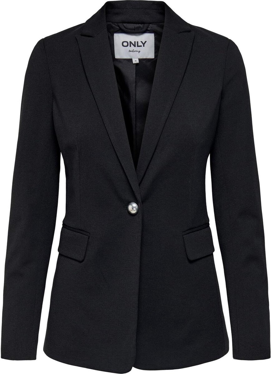 Only Blazer Onlaja L/s Fitted Blazer Tlr 15267629 Black Dames Maat - 36