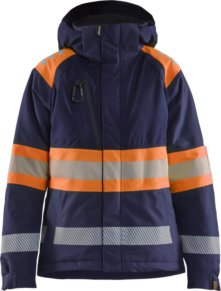 Blaklader 4470-1977 Dames Winterjas High Vis Marineblauw