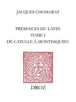 Travaux d'Humanisme et Renaissance - Présences du latin