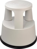 DESQ® escabeau roll-a-step - Grijs - Plastique - Hauteur 42 cm