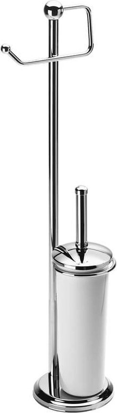 Relaxdays wc rolhouder - toiletrolhouder - borstelhouder - toilet