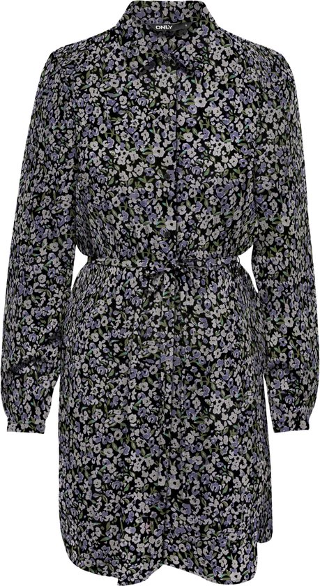 ONLY Dames Onlnova Life Vis S/S Thea Dress AOP zomerjurk, groen, XS