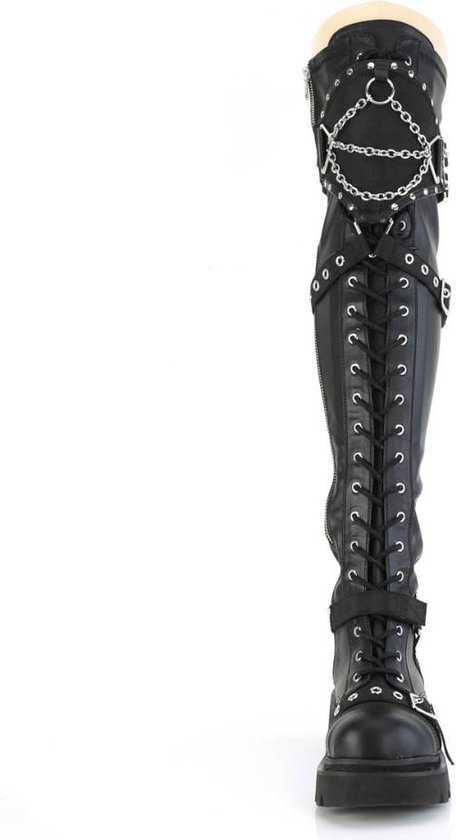 DemoniaCult RENEGADE-320 Plateau overknee Laarzen US 36